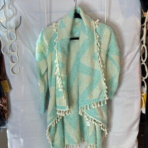 Wishlist Mint and Cream Cardigan